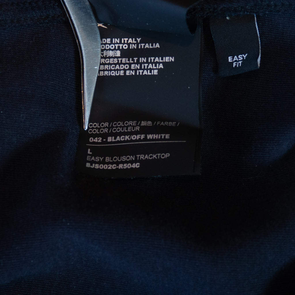 Neil Barrett Black Easy Fit Blouson Track Top Jacket