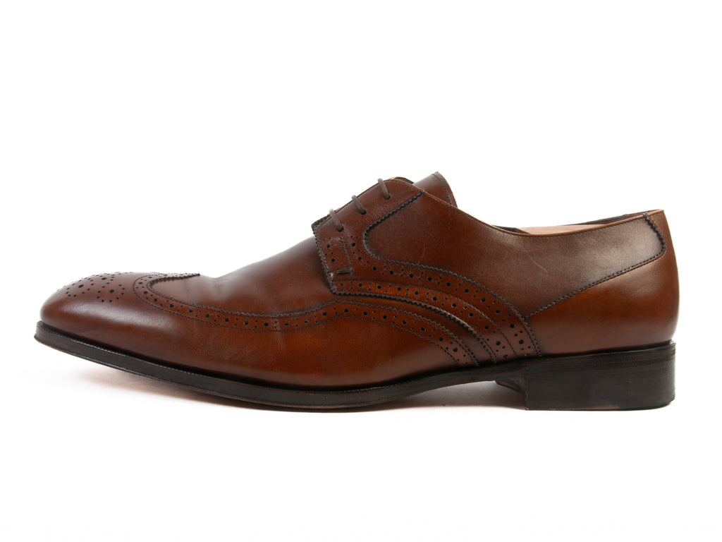 Salvatore Ferragamo Brown Longwing Shoes