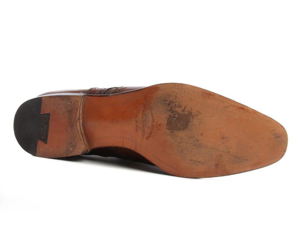 Salvatore Ferragamo Brown Longwing Shoes