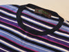 Etro Purple Striped Cotton Crew Neck Sweater
