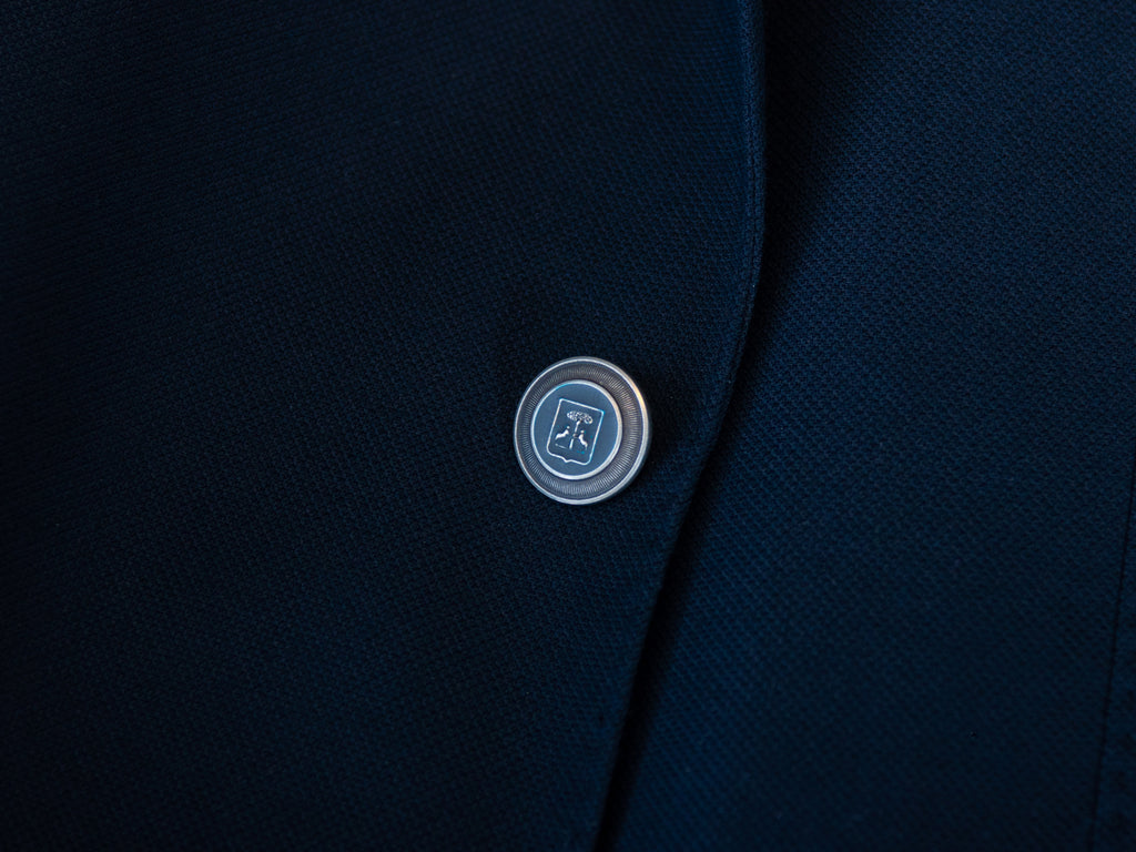 Corneliani Black Cashmere Blend Identity Blazer