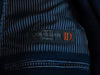 Corneliani Navy Blue Textured Herringbone Identity Blazer