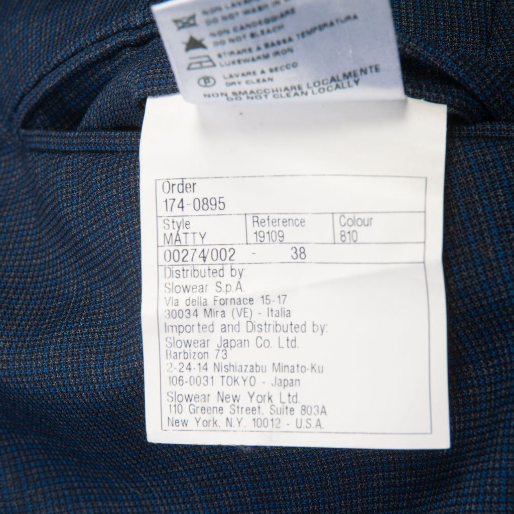 Incotex Blue Weave Matty Modern Fit Pants