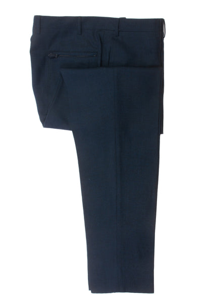 Corneliani Navy Blue Wool Pants