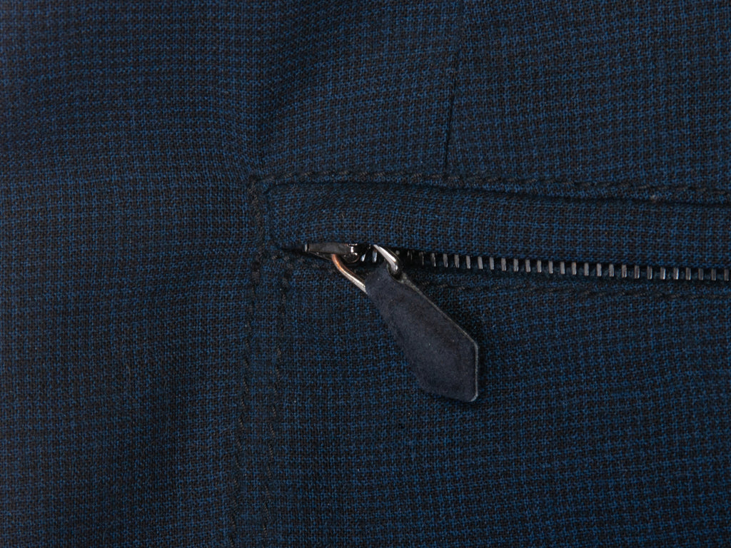 Corneliani Navy Blue Wool Pants