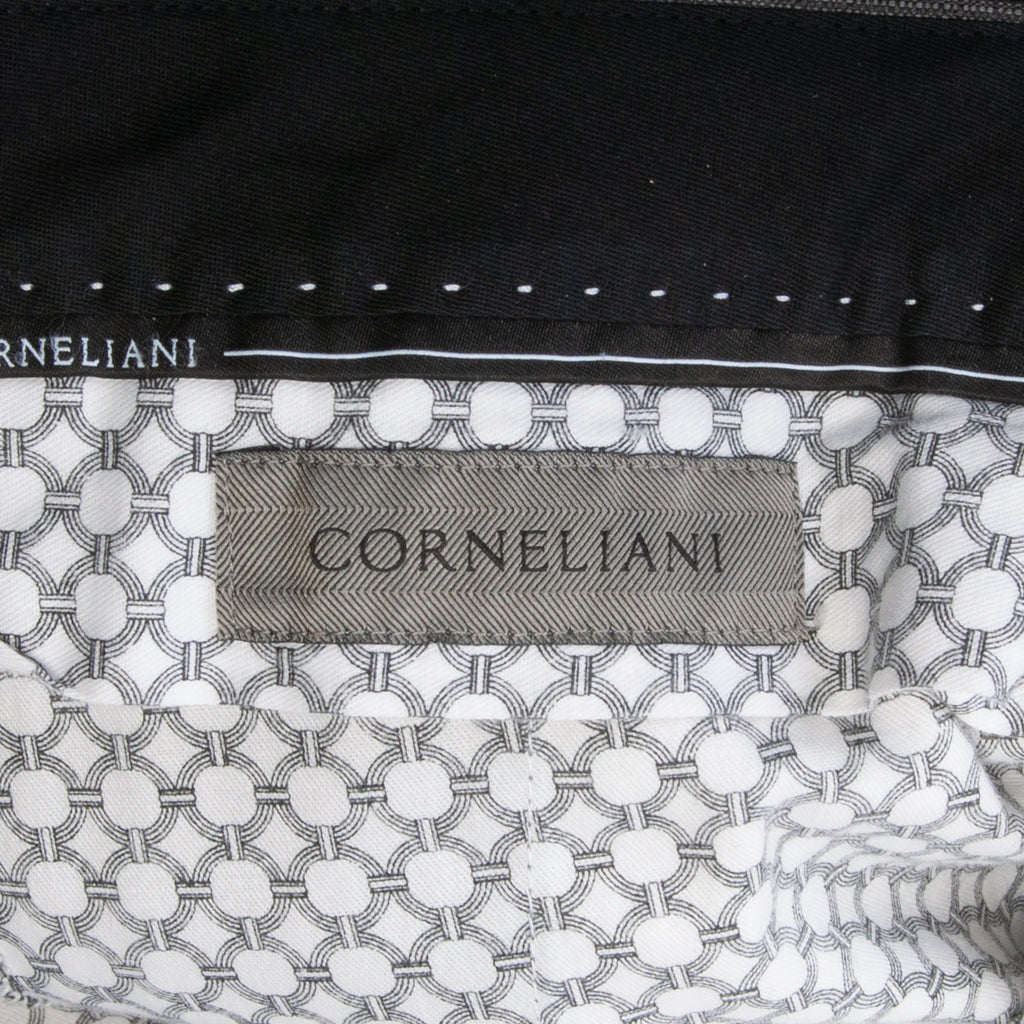 Corneliani Grey Wool Academy Trousers