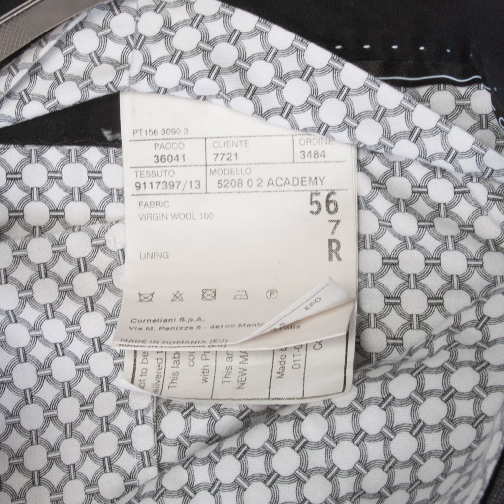 Corneliani Grey Wool Academy Trousers