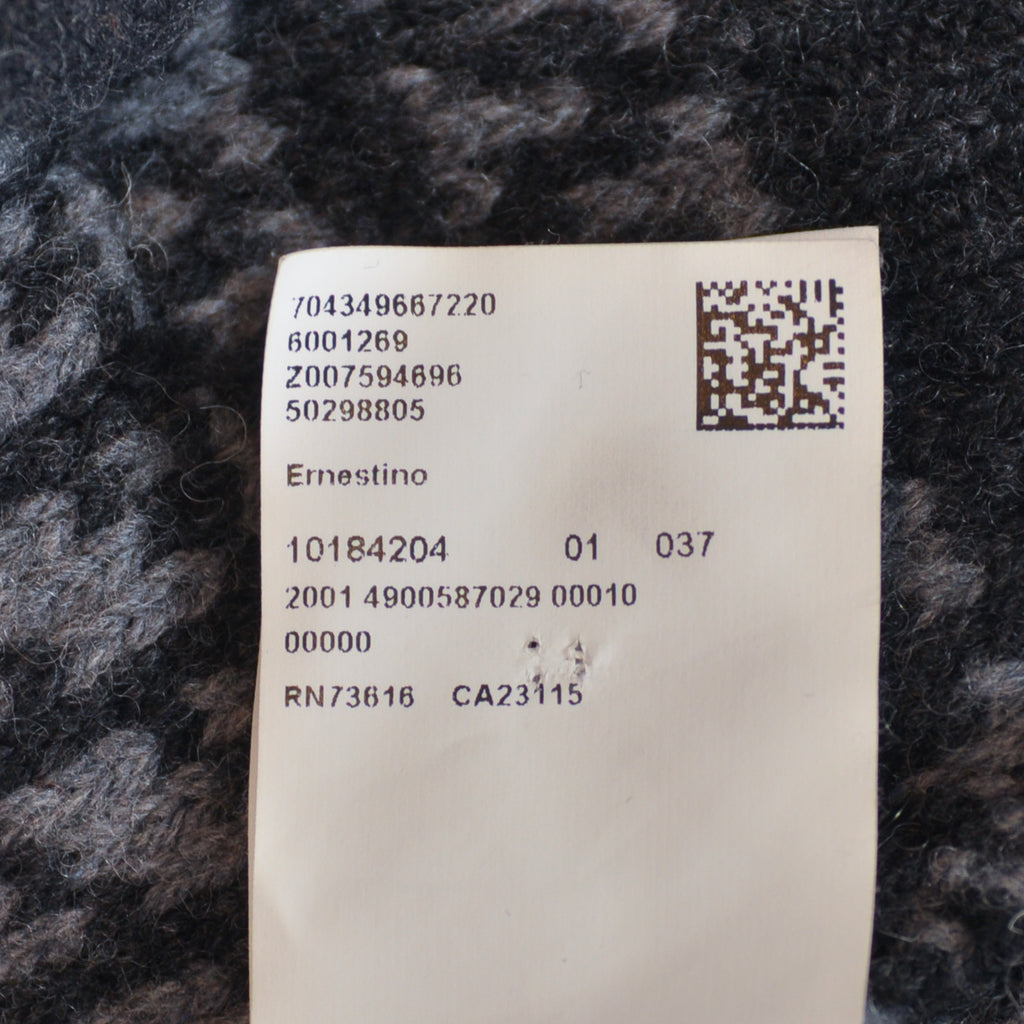 Hugo Boss Grey Patterned Ernestino Cardigan