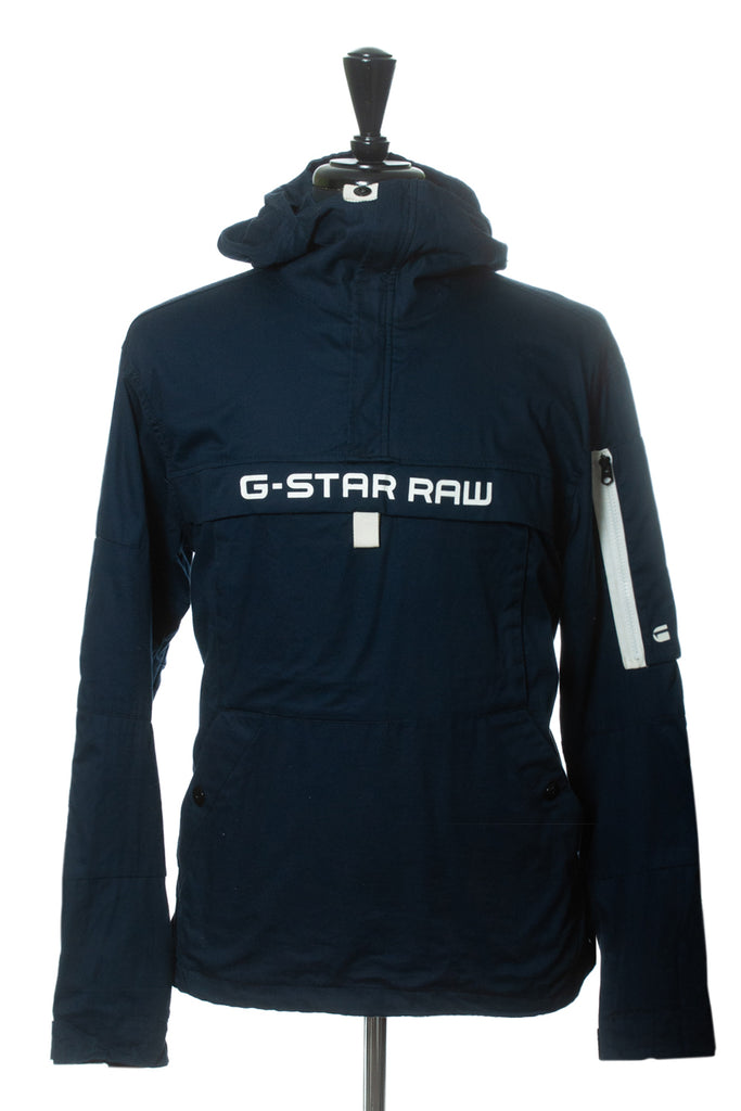 G-Star RAW Navy Blue Rackam Anorak Pullover Jacket