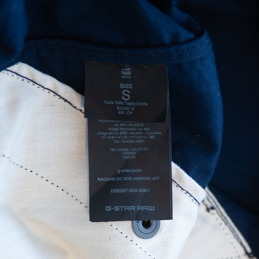 G-Star RAW Navy Blue Rackam Anorak Pullover Jacket