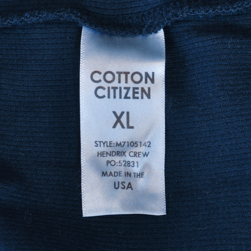 Cotton Citizen Navy Blue Hendrix Crew