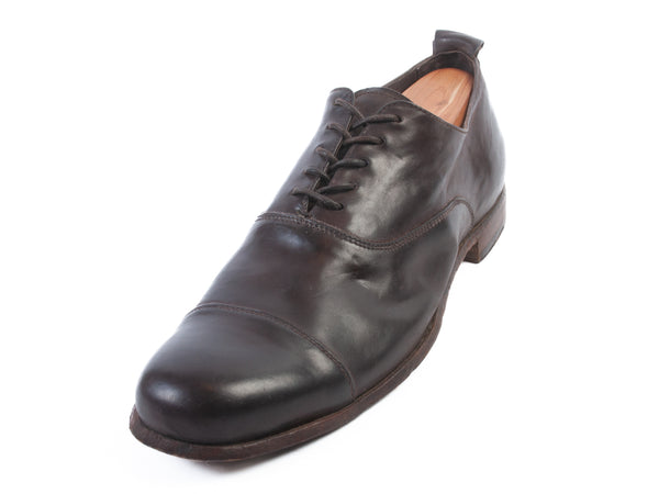 Officine Creative Brown Cap Toe Oxfords