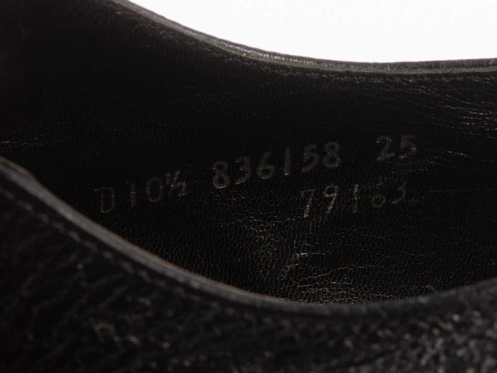 Florsheim Imperial Vintage Black Derby Shoes