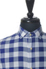 Culturata Navy Blue Check Tailored Fit Shirt