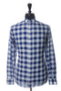 Culturata Navy Blue Check Tailored Fit Shirt
