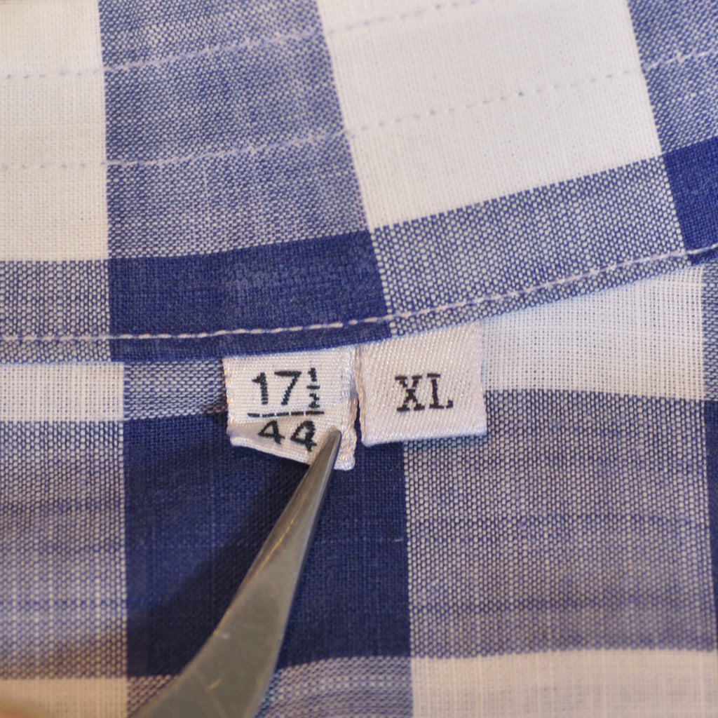 Culturata Navy Blue Check Tailored Fit Shirt