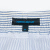 Patrick Assaraf Blue Seersucker Stripe Swim Shorts