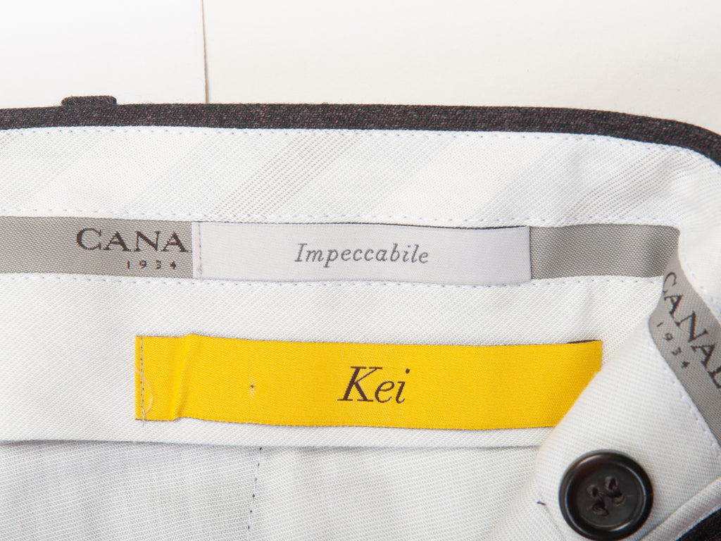 Canali Merlot Flannel Impeccable Kei Pants