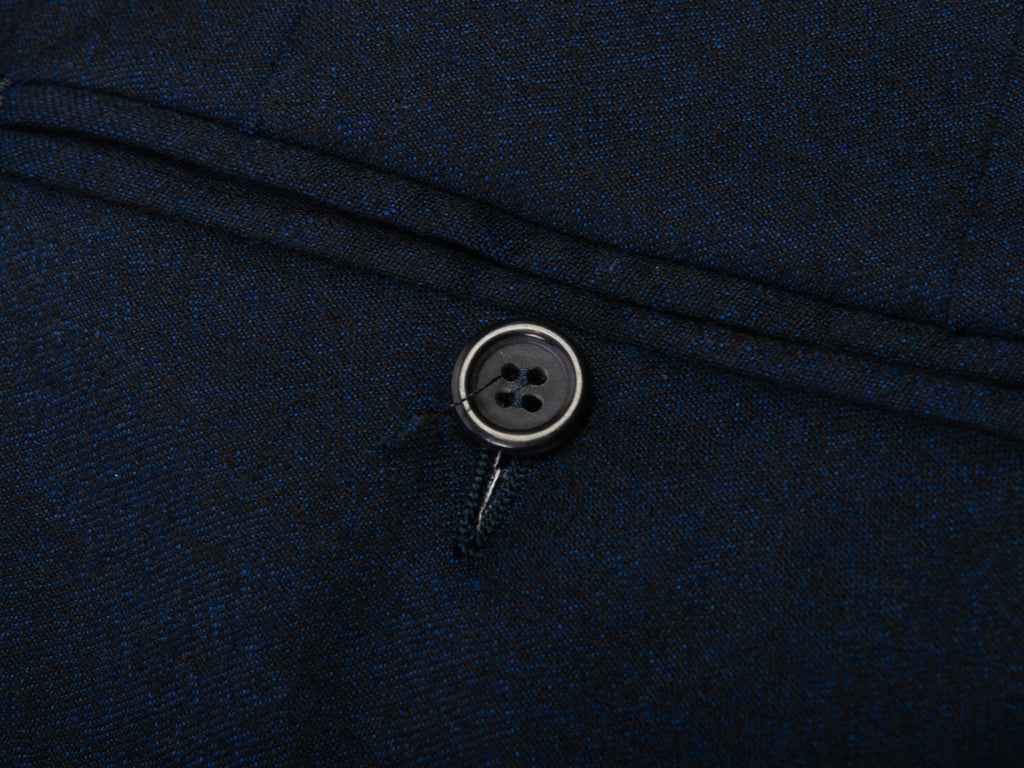 Canali Navy Blue Flannel Impeccable Kei Pants