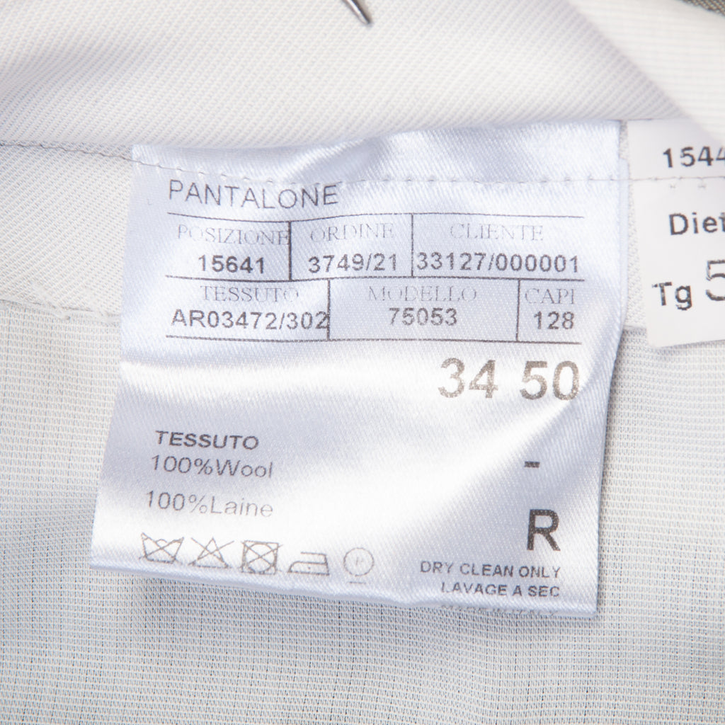 Canali Navy Blue Flannel Impeccable Kei Pants