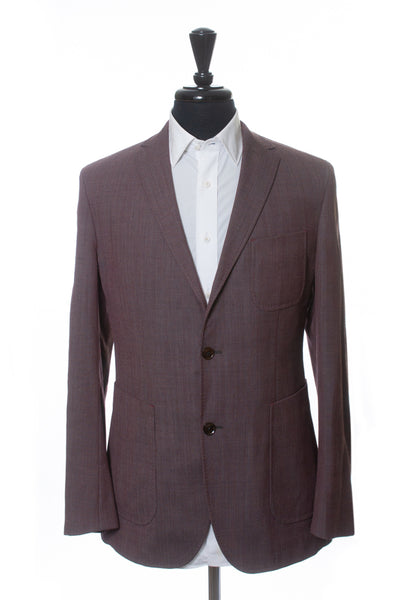 Hugo Boss Red Birdseye Mitchel Blazer