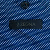 ZZegna Navy Blue Diamond Twill Drop8 Deco Blazer