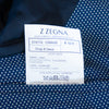 ZZegna Navy Blue Diamond Twill Drop8 Deco Blazer