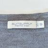 SuitSupply Grey Merino Wool V-Neck Sweater