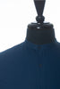 Sunspel Navy Blue Mandarin Collar Shirt
