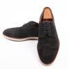 Hugo Boss Navy Blue Suede Derby Shoes