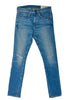 Rag & Bone Distressed Morrow Blue Fit1 Skinny Fit Jeans