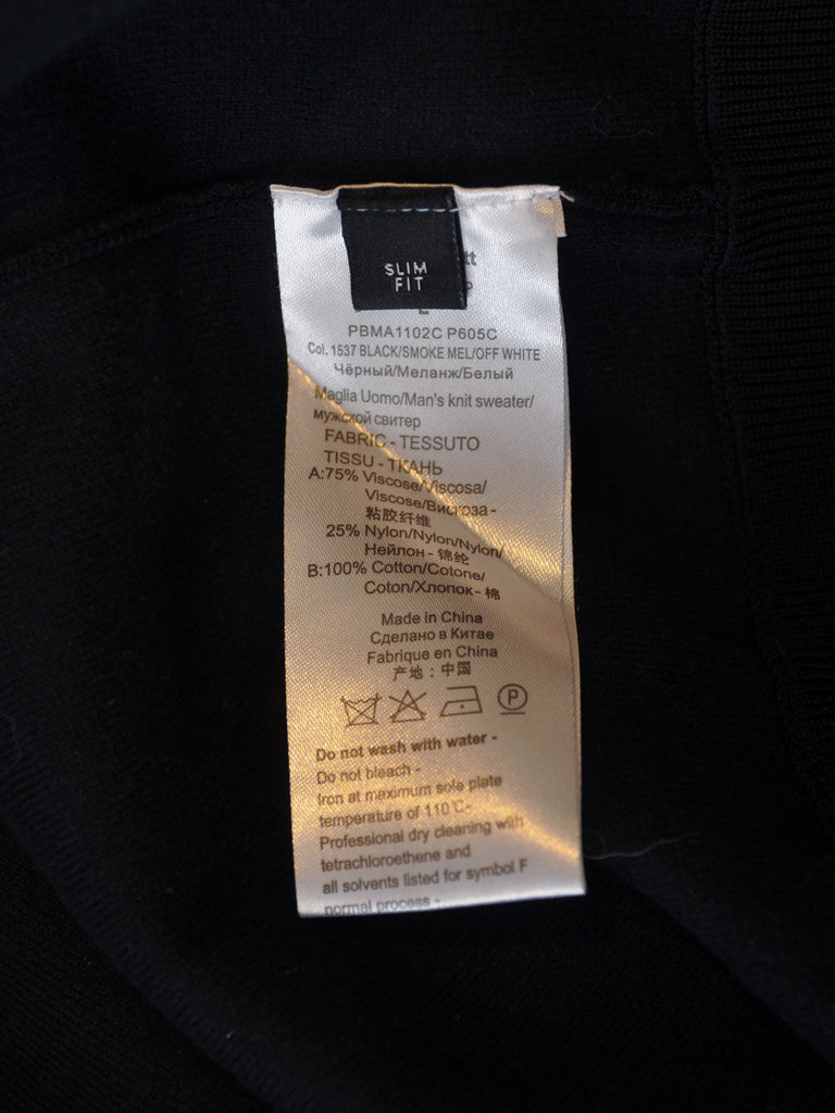 Neil Barrett Black Slim Fit Track Jacket