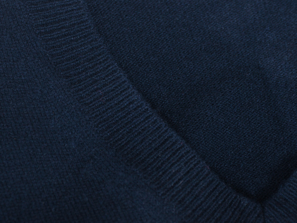 Comme des Garcons Play Deep Navy V-Neck