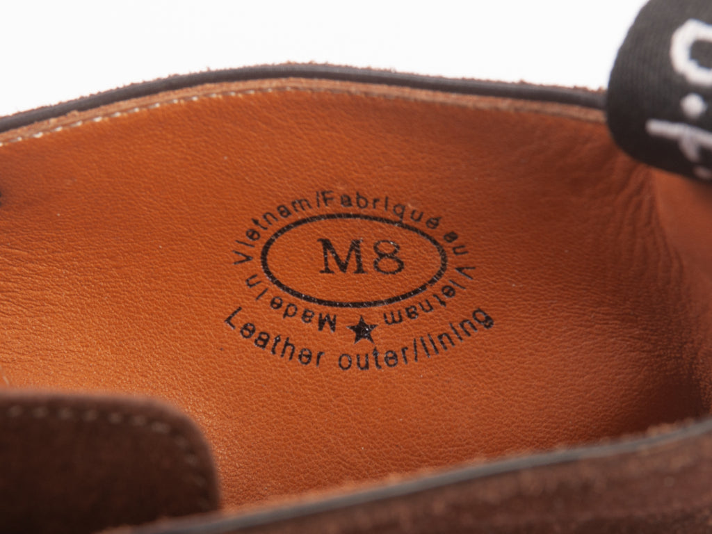 John Fluevog Brown Suede Cap Toe Boots