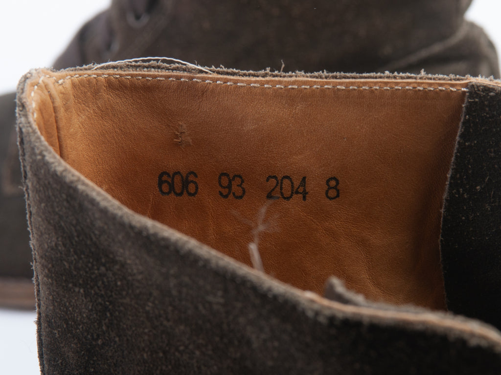 John Varvatos Dark Brown Suede Boots