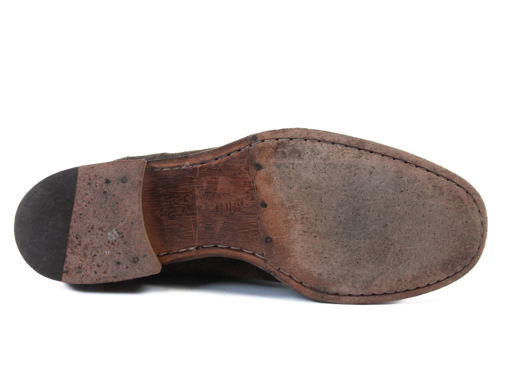 John Varvatos Dark Brown Suede Boots