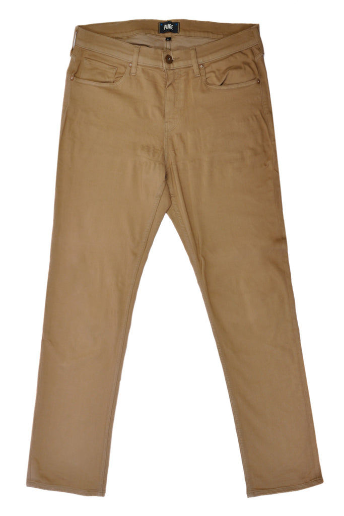 Paige Sandy Fog Brown Federal Jeans
