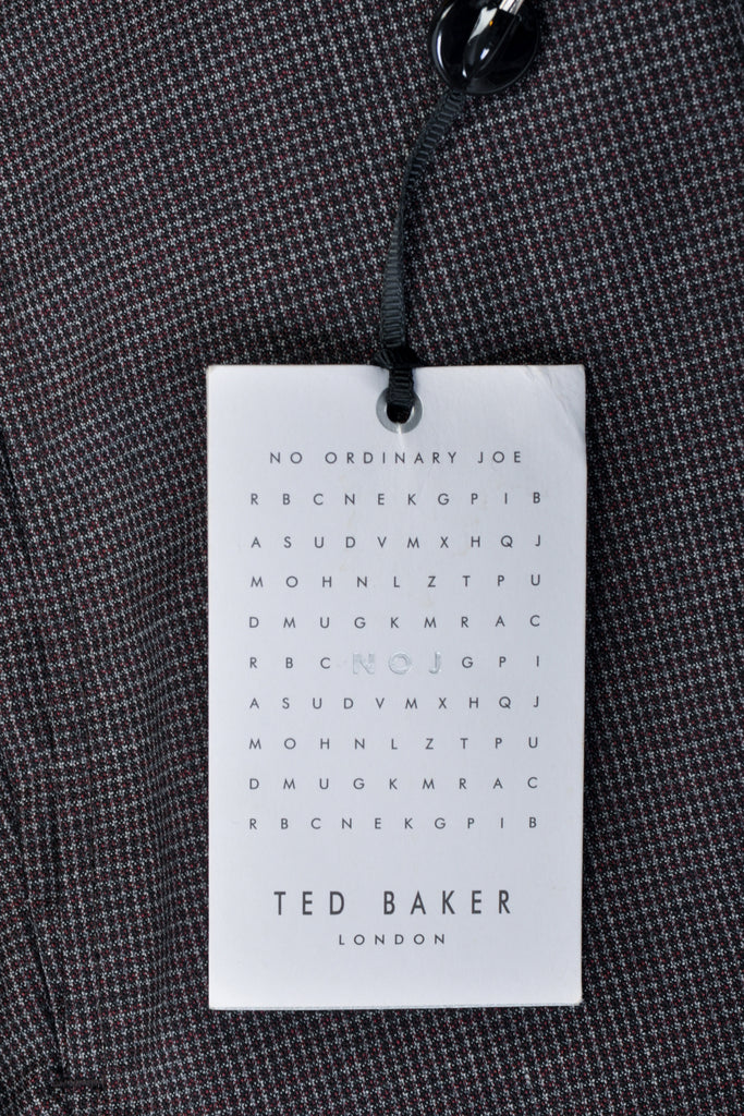 Ted Baker Merlot Microcheck Joey Pant
