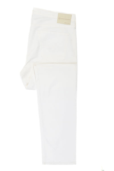 AG Jeans White Matchbox Slim Straight Jeans