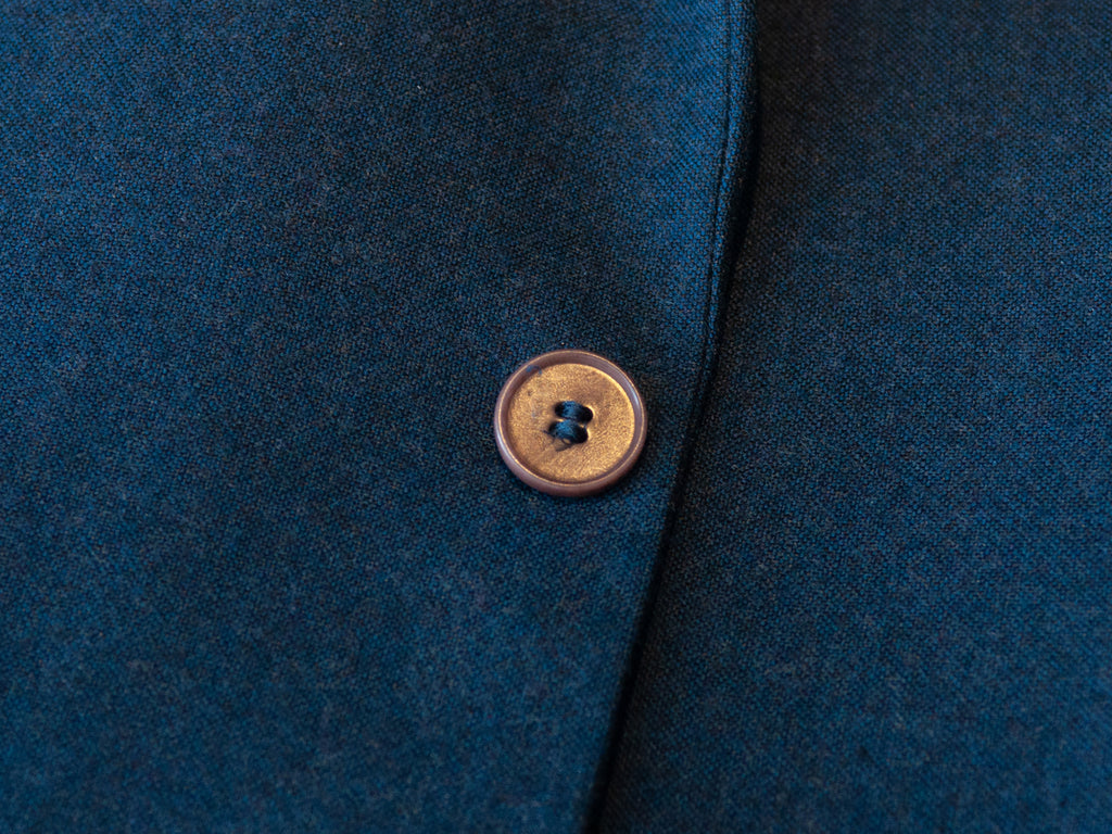 Ted Baker Blue Flannel Single Button Suit