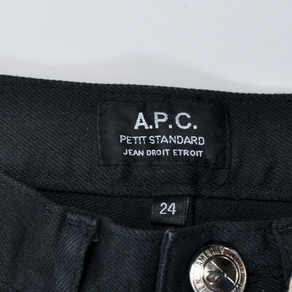A.P.C. Black Petit Standard Jeans