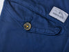 Manuel Ritz Washed Blue Herringbone Pants