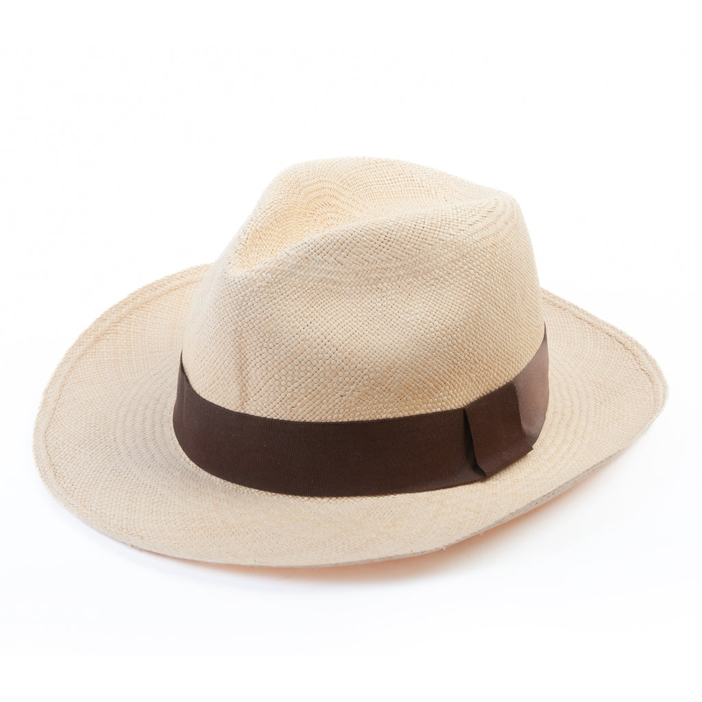 Montechristi Fine Straw Handwoven Continental Panama Hat