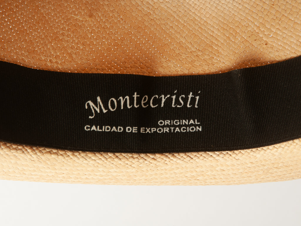 Montechristi Fine Straw Handwoven Continental Panama Hat