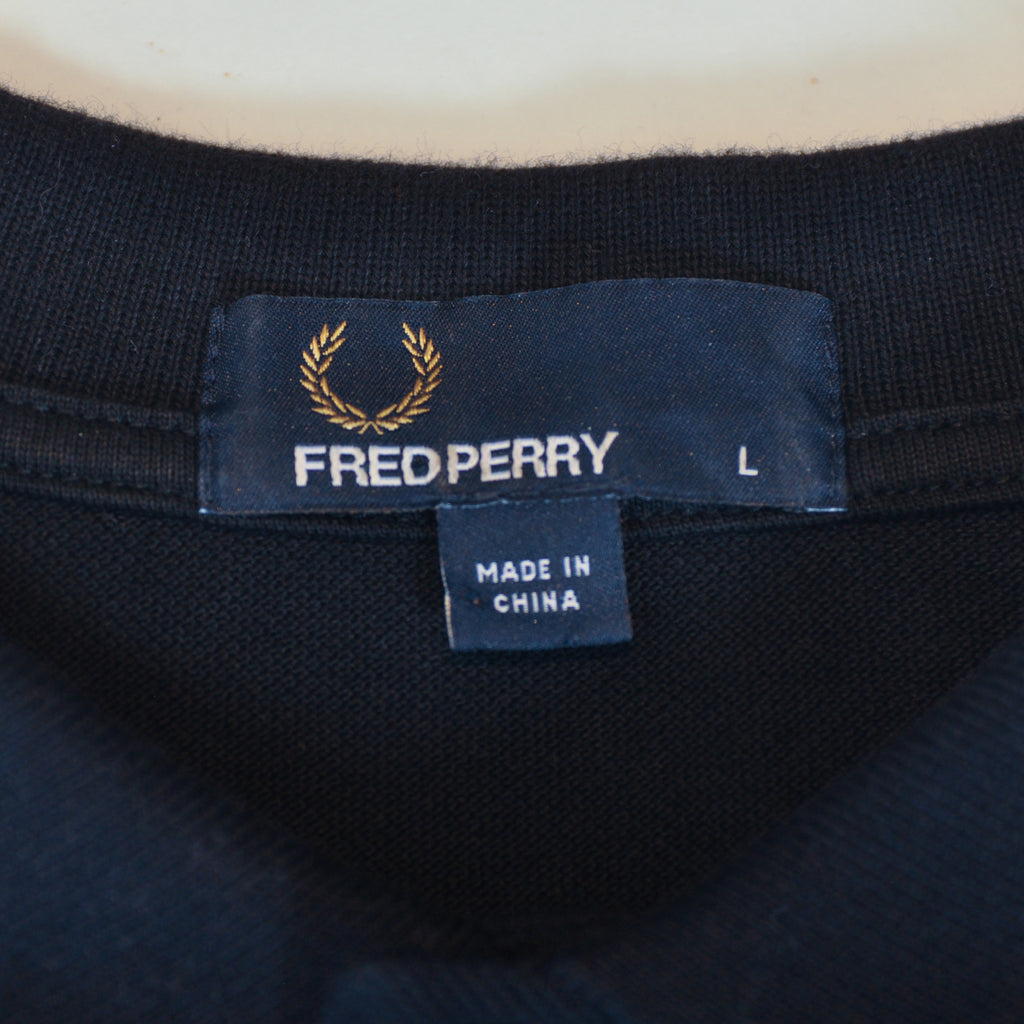 Fred Perry Black Polo Shirt