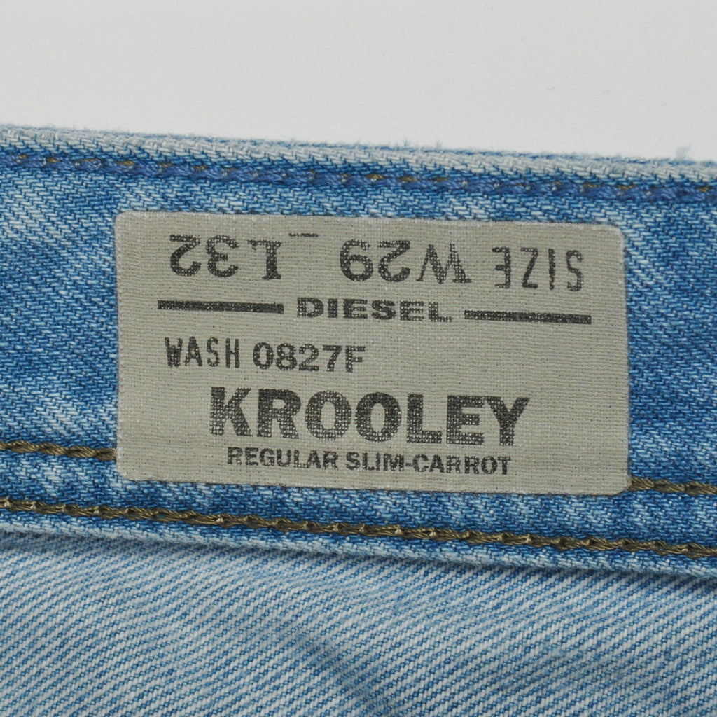 Diesel Krooley Slim Carrot Jeans at Luxmrkt Mens Luxury Consignment Edmonton luxmrkt.ca luxmrkt.com