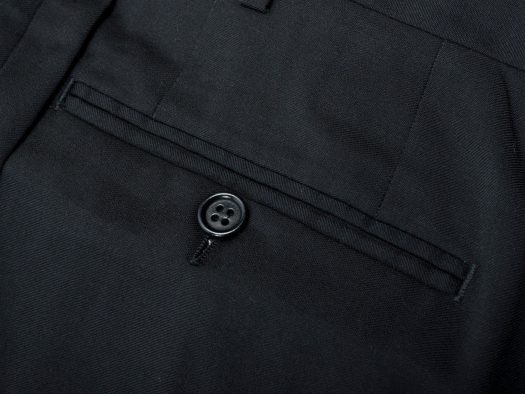 Canali 1934 Black Wool Pants