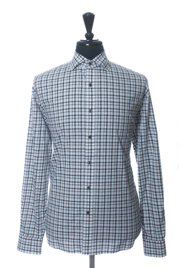 Robert Graham Black Check Tailored Fit Shirt