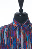Robert Graham Multi Color Brush Stroke Print Silk Blend Shirt