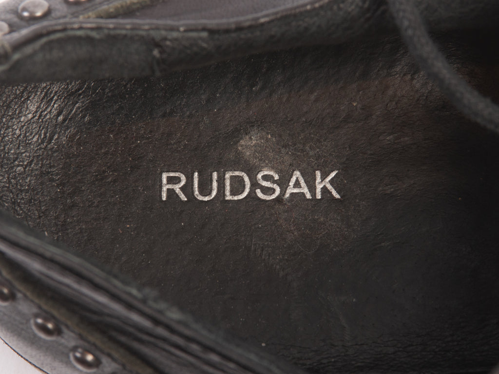Rudsak Black Studded Oxfords